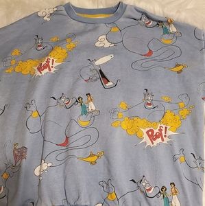 NWT Disney Aladdin Genie Sweater Sweatshirt